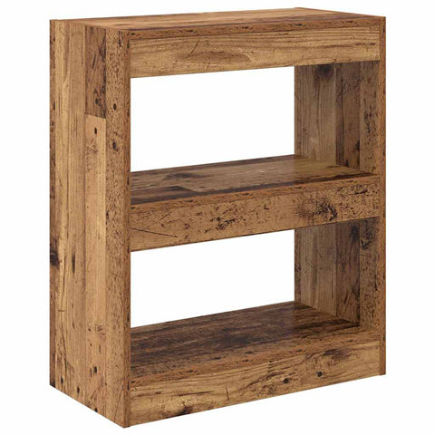 vidaXL Book Cabinet Old wood 60 x 30 x 72 cm Engineered wood