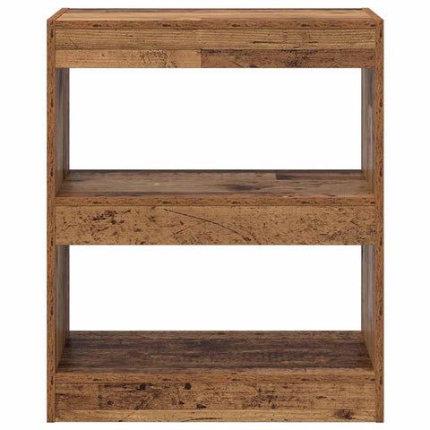 vidaXL Book Cabinet Old wood 60 x 30 x 72 cm Engineered wood