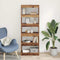 vidaXL Book Cabinet Old wood 60 x 30 x 166 cm Engineered wood