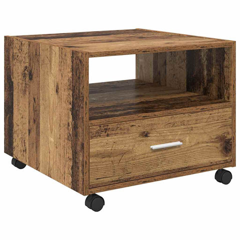 vidaXL Coffee Table Old wood 55 x 55 x 45 cm Engineered wood