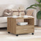vidaXL Coffee Table Artisan oak 55 x 55 x 45 cm Engineered wood