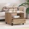 vidaXL Coffee Table Artisan oak 55 x 55 x 45 cm Engineered wood