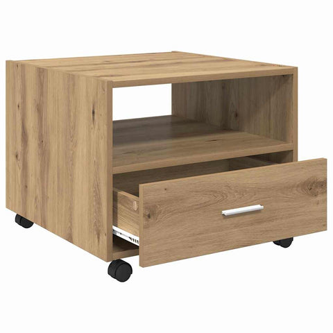 vidaXL Coffee Table Artisan oak 55 x 55 x 45 cm Engineered wood