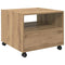 vidaXL Coffee Table Artisan oak 55 x 55 x 45 cm Engineered wood