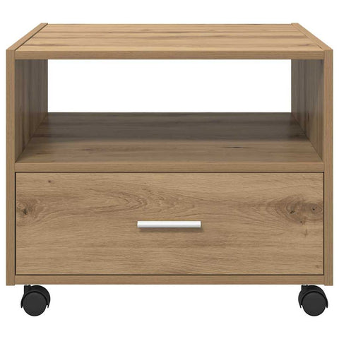 vidaXL Coffee Table Artisan oak 55 x 55 x 45 cm Engineered wood