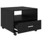 vidaXL Coffee Table Black oak 55 x 55 x 45 cm Engineered wood