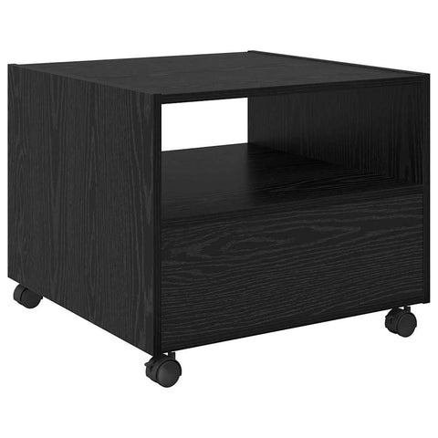 vidaXL Coffee Table Black oak 55 x 55 x 45 cm Engineered wood