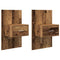 vidaXL Bed Cabinet 2 pcs Old wood 48.5 x 32.5 x 80 cm Engineered wood