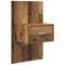 vidaXL Bed Cabinet 2 pcs Old wood 48.5 x 32.5 x 80 cm Engineered wood