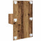 vidaXL Bed Cabinet 2 pcs Old wood 48.5 x 32.5 x 80 cm Engineered wood