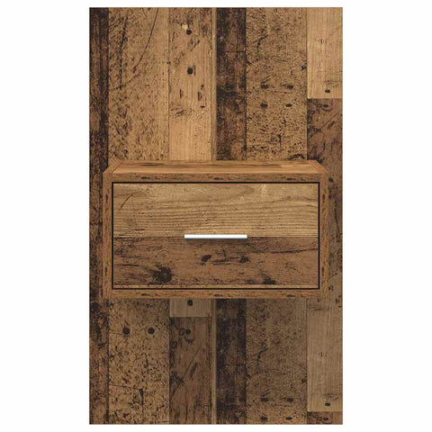 vidaXL Bed Cabinet 2 pcs Old wood 48.5 x 32.5 x 80 cm Engineered wood
