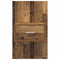 vidaXL Bed Cabinet 2 pcs Old wood 48.5 x 32.5 x 80 cm Engineered wood