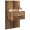 vidaXL Bed Cabinet 2 pcs Old wood 48.5 x 32.5 x 80 cm Engineered wood