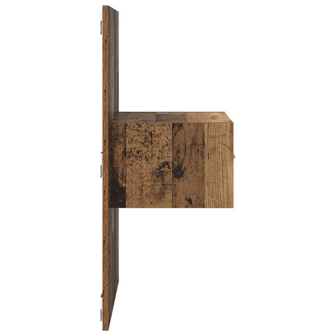 vidaXL Bed Cabinet 2 pcs Old wood 48.5 x 32.5 x 80 cm Engineered wood