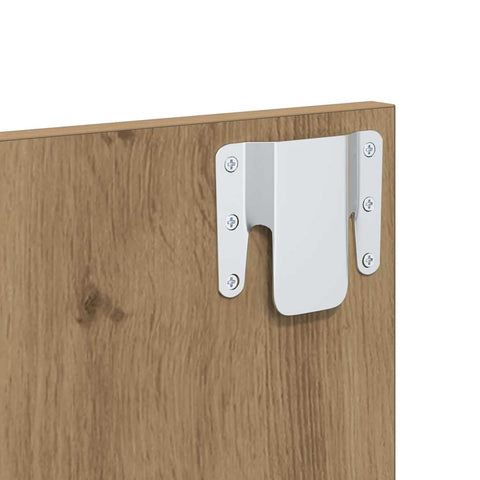 vidaXL Bed Cabinet with Drawer 2 pcs Artisan oak 48.5 x 32.5 x 80 cm