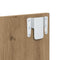 vidaXL Bed Cabinet with Drawer 2 pcs Artisan oak 48.5 x 32.5 x 80 cm