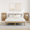 vidaXL Bed Cabinet with Drawer 2 pcs Artisan oak 48.5 x 32.5 x 80 cm