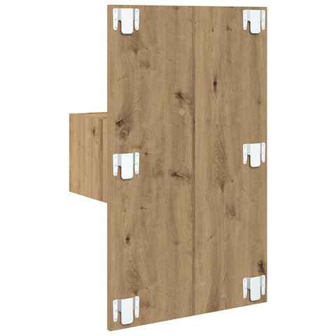 vidaXL Bed Cabinet with Drawer 2 pcs Artisan oak 48.5 x 32.5 x 80 cm