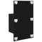 vidaXL Bed Cabinet 2 pcs Black oak 48.5 x 32.5 x 80 cm Engineered wood