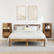 vidaXL Bed Cabinet 2 pcs Old wood 48.5 x 32.5 x 80 cm Engineered wood