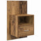 vidaXL Bed Cabinet 2 pcs Old wood 48.5 x 32.5 x 80 cm Engineered wood