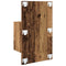 vidaXL Bed Cabinet 2 pcs Old wood 48.5 x 32.5 x 80 cm Engineered wood