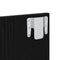vidaXL Bed Cabinet 2 pcs Black oak 48.5 x 32.5 x 80 cm Engineered wood
