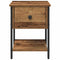 vidaXL Bed Cabinet 2 pcs Old wood 40 x 39 x 40 cm Engineered wood