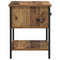 vidaXL Bed Cabinet 2 pcs Old wood 40 x 39 x 40 cm Engineered wood