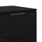 vidaXL Bed Cabinet 2 pcs Black oak 40 x 39 x 40 cm Engineered wood