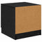 vidaXL Bed Cabinet 2 pcs Black oak 40 x 39 x 40 cm Engineered wood