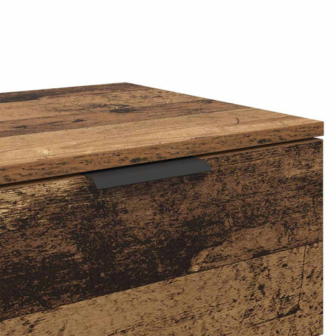 vidaXL Bedside Cabinet 2 pcs Old wood 45 x 39 x 50 cm Engineered wood