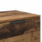 vidaXL Bedside Cabinet 2 pcs Old wood 45 x 39 x 50 cm Engineered wood