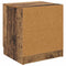 vidaXL Bedside Cabinet 2 pcs Old wood 45 x 39 x 50 cm Engineered wood