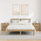 vidaXL Bedside Cabinet with Drawer 2 pcs Artisan oak 45 x 39 x 50 cm