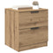 vidaXL Bedside Cabinet with Drawer 2 pcs Artisan oak 45 x 39 x 50 cm