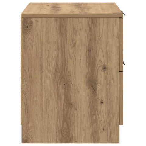 vidaXL Bedside Cabinet with Drawer 2 pcs Artisan oak 45 x 39 x 50 cm