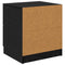 vidaXL Bedside Cabinet 2 pcs Black oak 45 x 39 x 50 cm Engineered wood