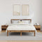 vidaXL Bed Cabinet 2 pcs Old wood 40 x 39 x 40 cm Engineered wood