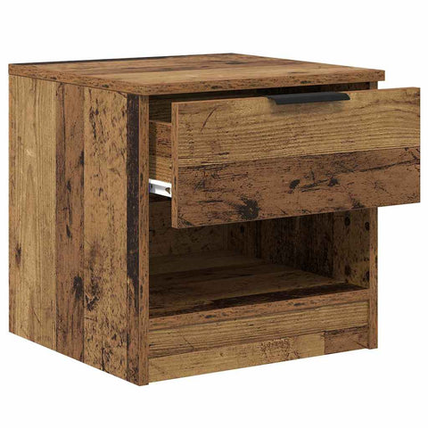 vidaXL Bed Cabinet 2 pcs Old wood 40 x 39 x 40 cm Engineered wood