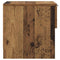 vidaXL Bed Cabinet 2 pcs Old wood 40 x 39 x 40 cm Engineered wood