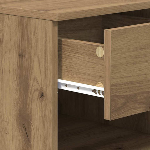 vidaXL Bed Cabinet 2 pcs Artisan oak 40 x 39 x 40 cm Engineered wood