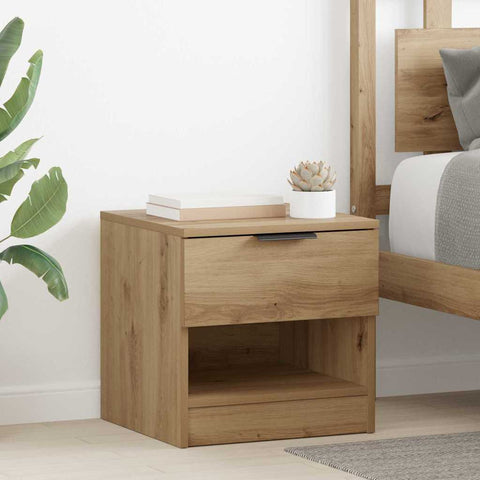 vidaXL Bed Cabinet 2 pcs Artisan oak 40 x 39 x 40 cm Engineered wood