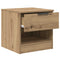 vidaXL Bed Cabinet 2 pcs Artisan oak 40 x 39 x 40 cm Engineered wood