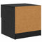 vidaXL Bed Cabinet 2 pcs Black oak 40 x 39 x 40 cm Engineered wood