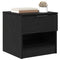 vidaXL Bed Cabinet 2 pcs Black oak 40 x 39 x 40 cm Engineered wood