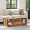 vidaXL Coffee Table Old wood 100 x 50 x 36 cm Engineered wood