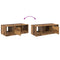 vidaXL Coffee Table Old wood 100 x 50 x 36 cm Engineered wood