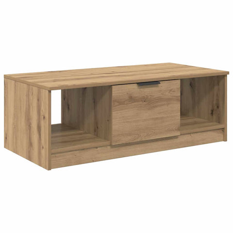 vidaXL Coffee Table Artisan oak 100 x 50 x 36 cm Engineered wood