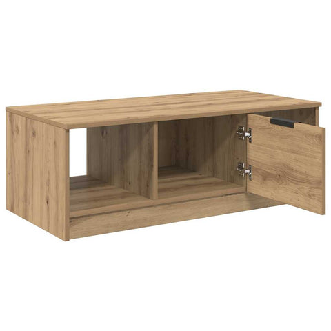 vidaXL Coffee Table Artisan oak 100 x 50 x 36 cm Engineered wood